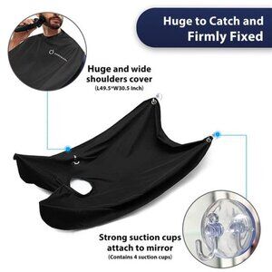 Beard Hair Clippings Catcher for Shaving and Trimming, Men's